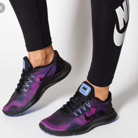 Nike Shoes - NWT Nike Flex 2018 RN Black Magenta WMNS